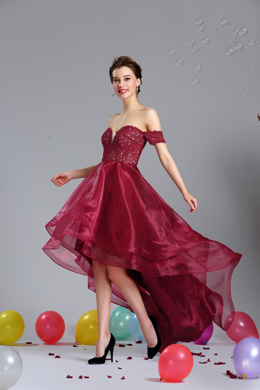 Knee length ball gown dresses hotsell